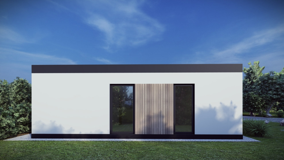 Минимал 105 | Эскизный проект современного одноэтажного дома