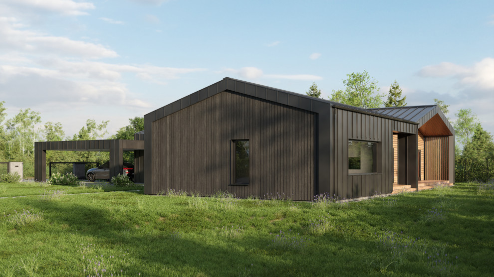 Дом в стиле Barn House