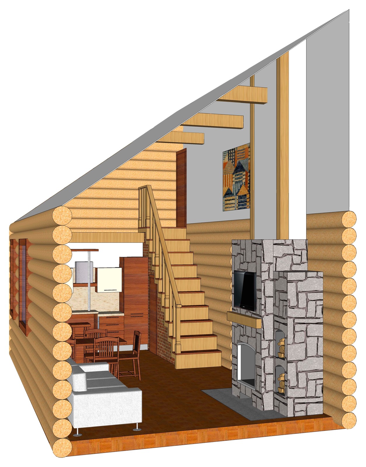 Проект загородного дома в Рязанской области