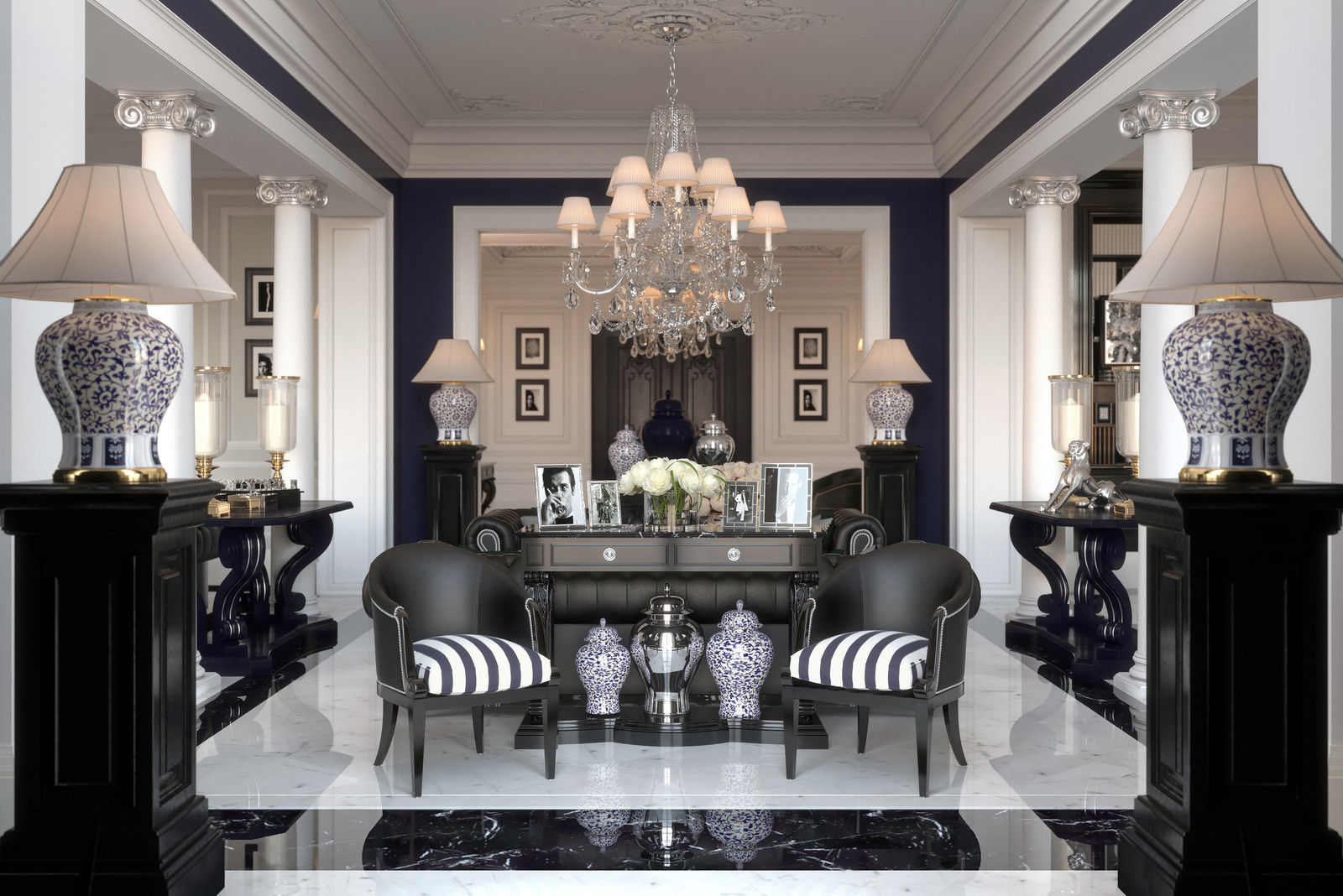 Дизайн интерьера особняка в Серебряном бору