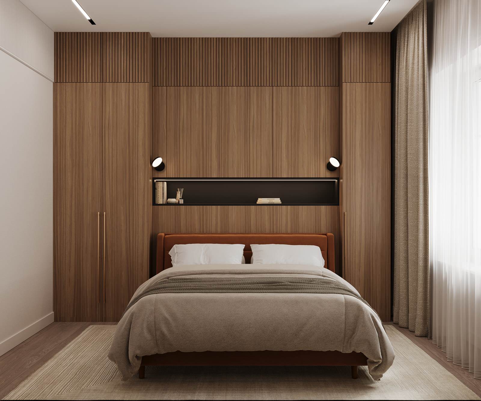 Интерьер загородного дома кардинально отличающийся от домов в округе