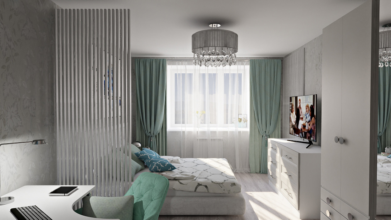 Спальня в стиле неоклассика