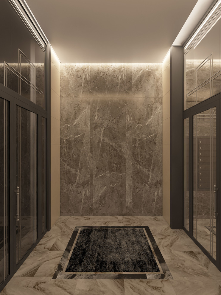 Интерьер холла в ЖК PRIME HOUSE