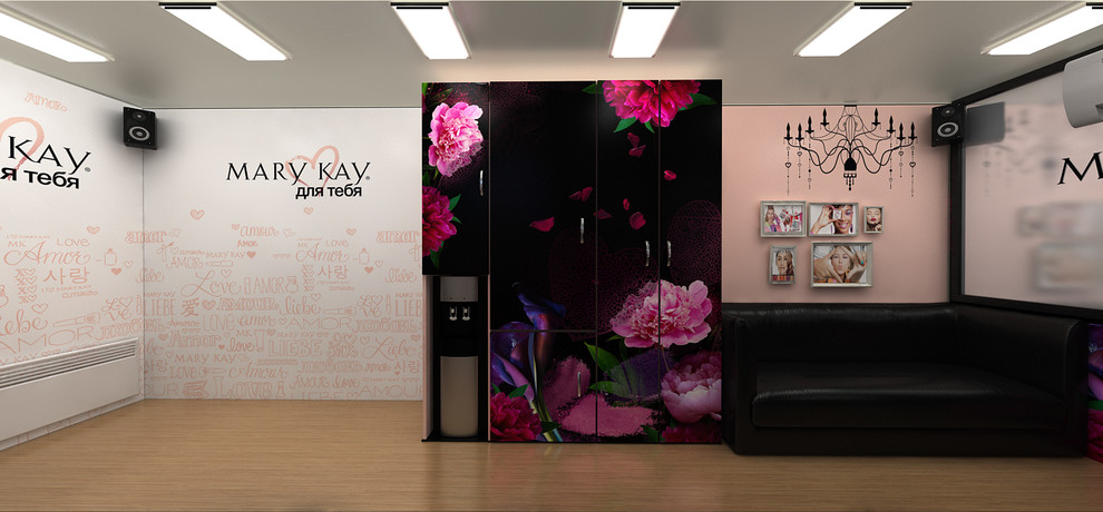 Офрмление гримерных Mary Kay