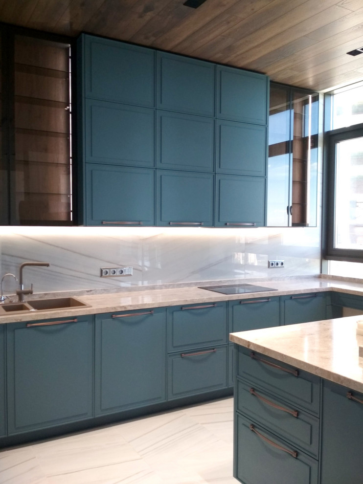 Обложка проекта: Эксклюзивная кухня в ЖК Колизей