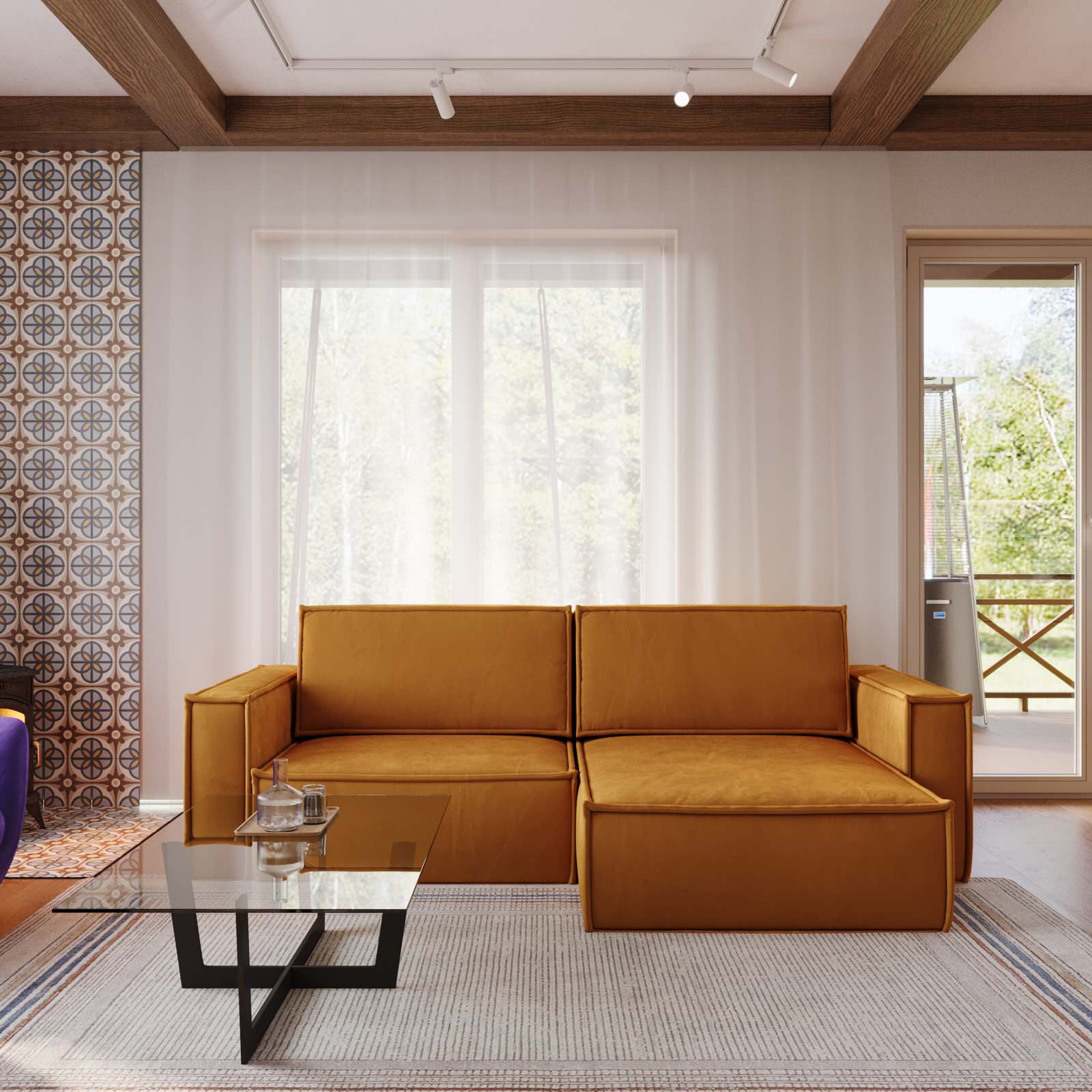 Дизайн 2х этажного дома в стиле эклектика