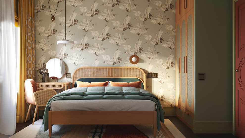 Яркая квартира "с характером" в ЖК Shome в стиле фьюжн