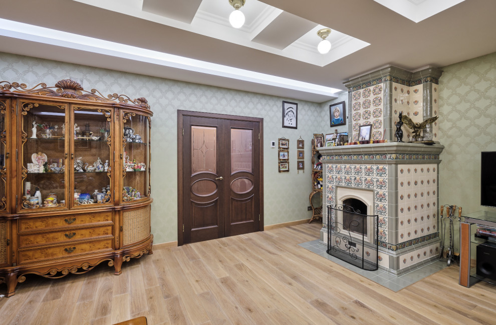 Капри в бревенчатом доме