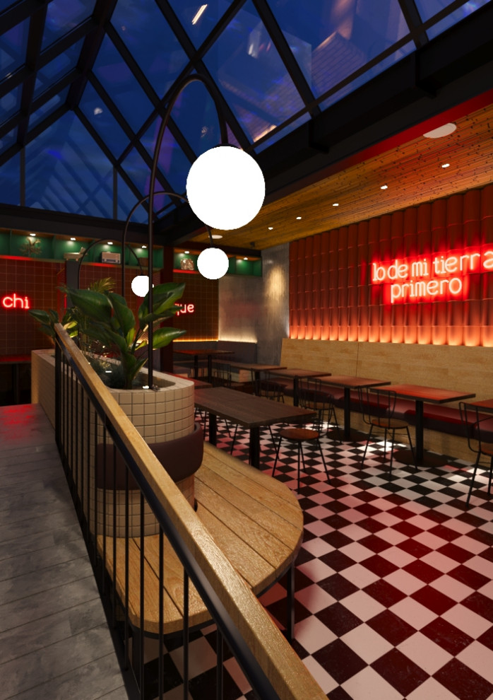 Визуализация ресторана