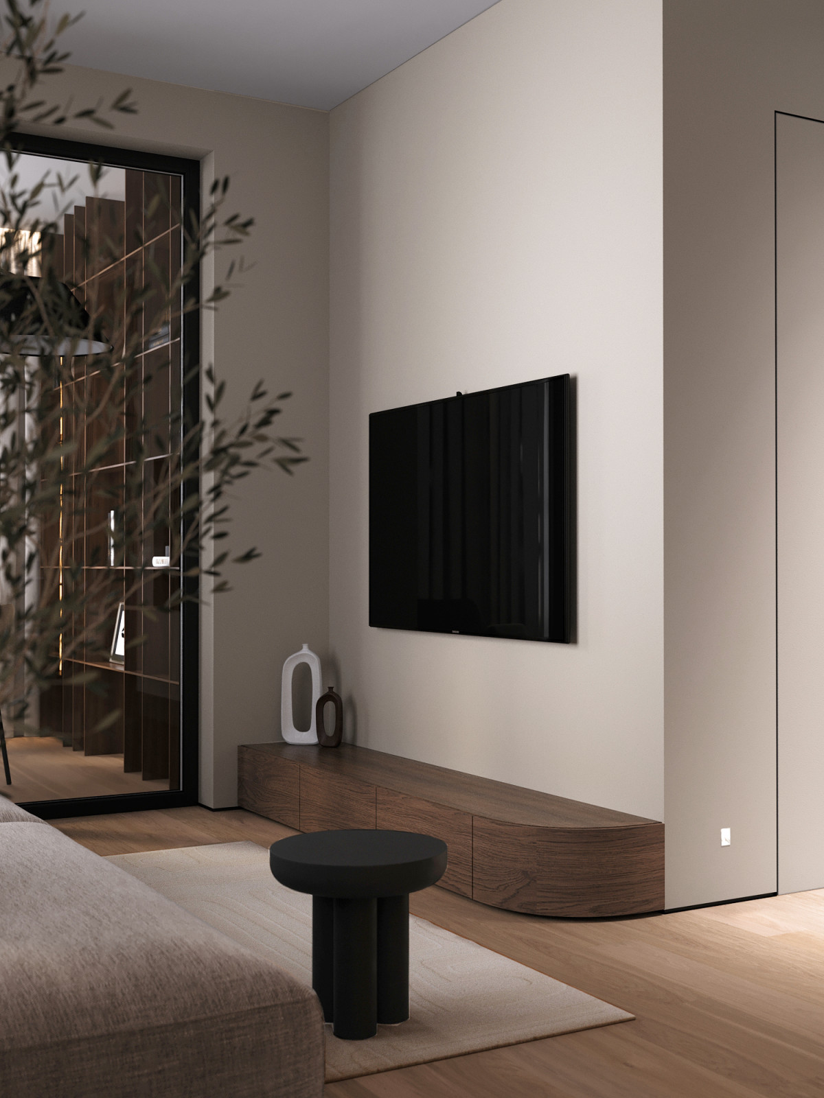 ЖК «Grand View» - квартира площадью 111,8 м2 в стиле уютный минимализм