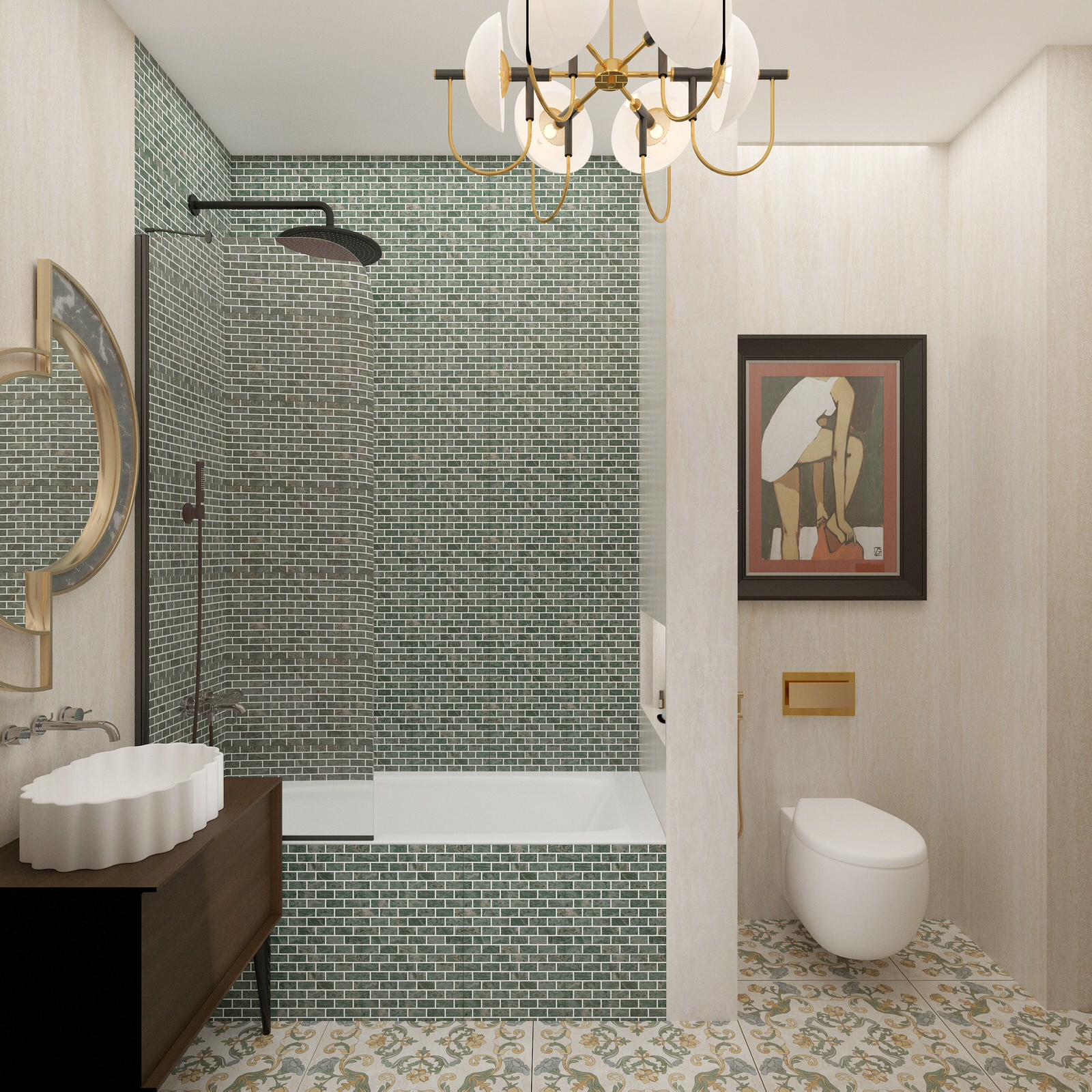 Обложка проекта: Яркое решение для квартиры в ЖК SCANDIS OZERO