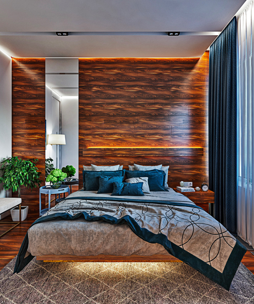 Дизайн квартиры в современном стиле в жилом квартале бизнес-класса «1147»