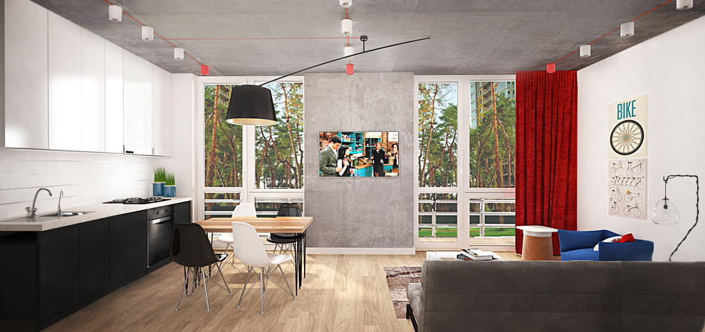 Маленькая квартира в стиле Лофт