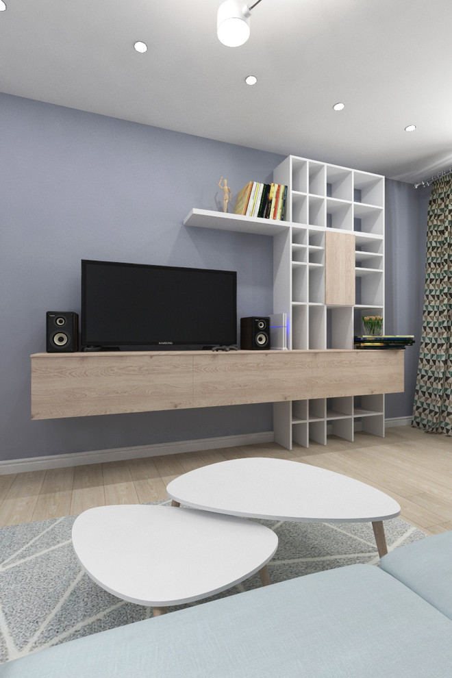 Дизайн двухкомнатной квартиры 65 м2 в скандинавском стиле