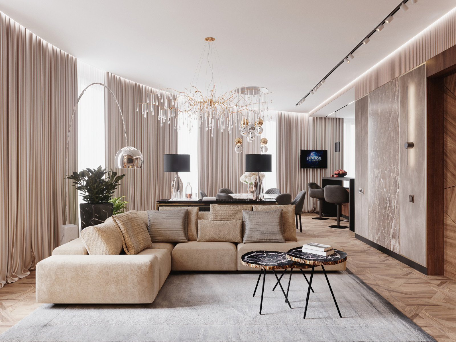 ЖК "Новый город" 140 м²