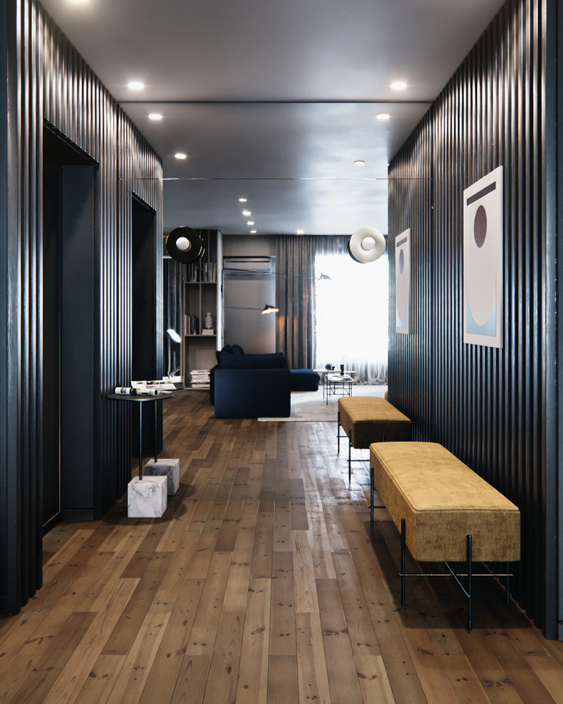 Квартира в темных тонах в ЖК "Республика" г.Киев