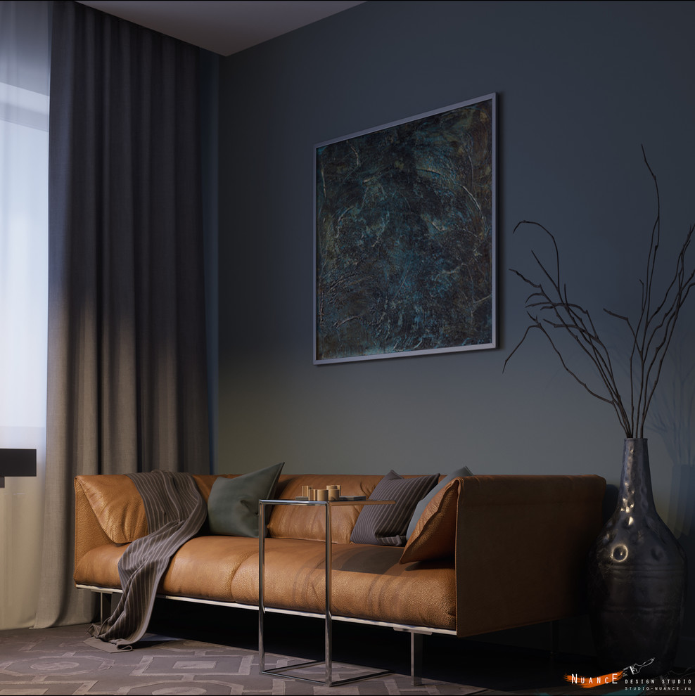 Строгий кабинет в загородном доме