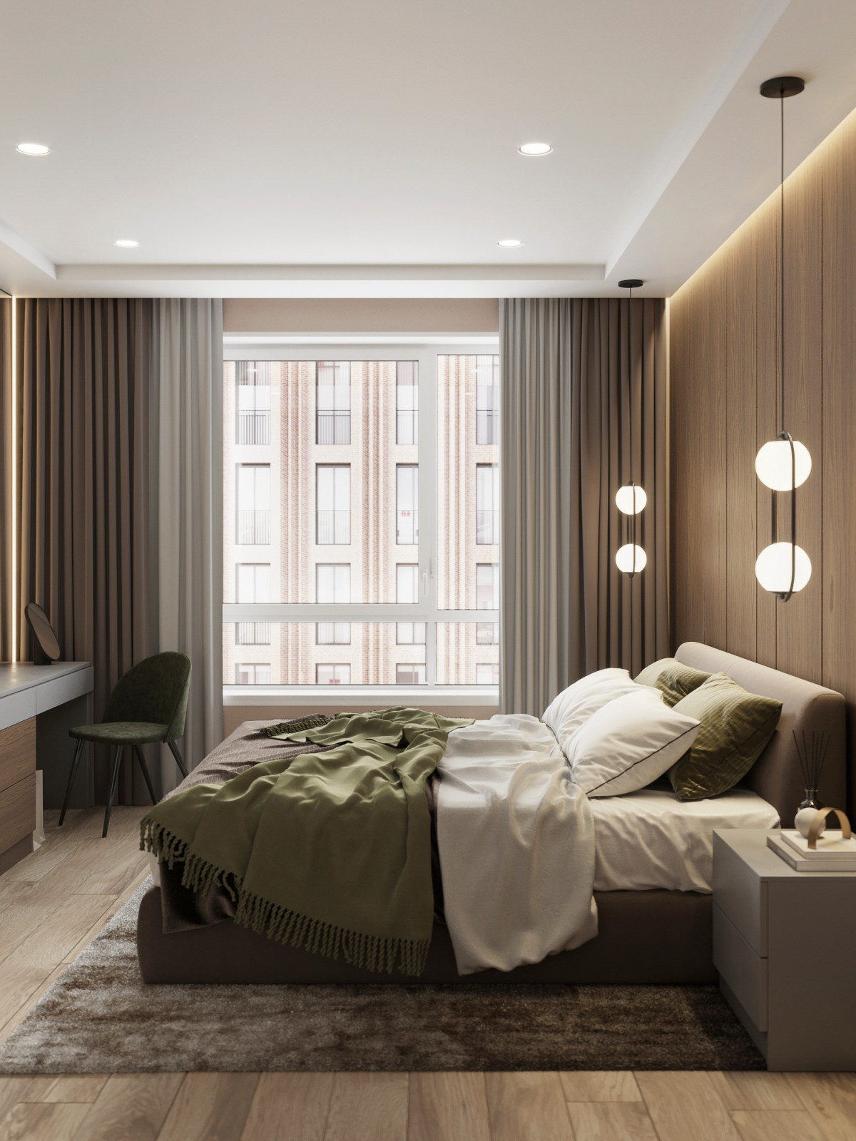 Визуализация спальни