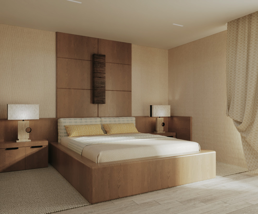 Квартира с зелеными акцентами