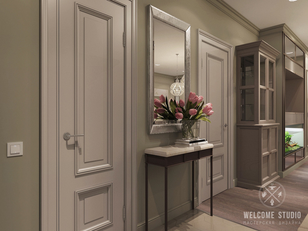 «Savanna’s color». Трёхкомнатная квартира в Москве.