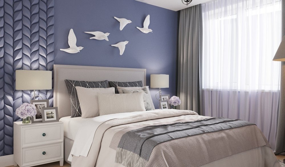 Проект спальни  14 кВ м  г. Саратов