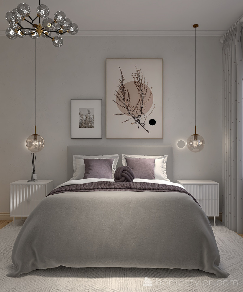 Обложка проекта: Спальня в стиле неоклассика