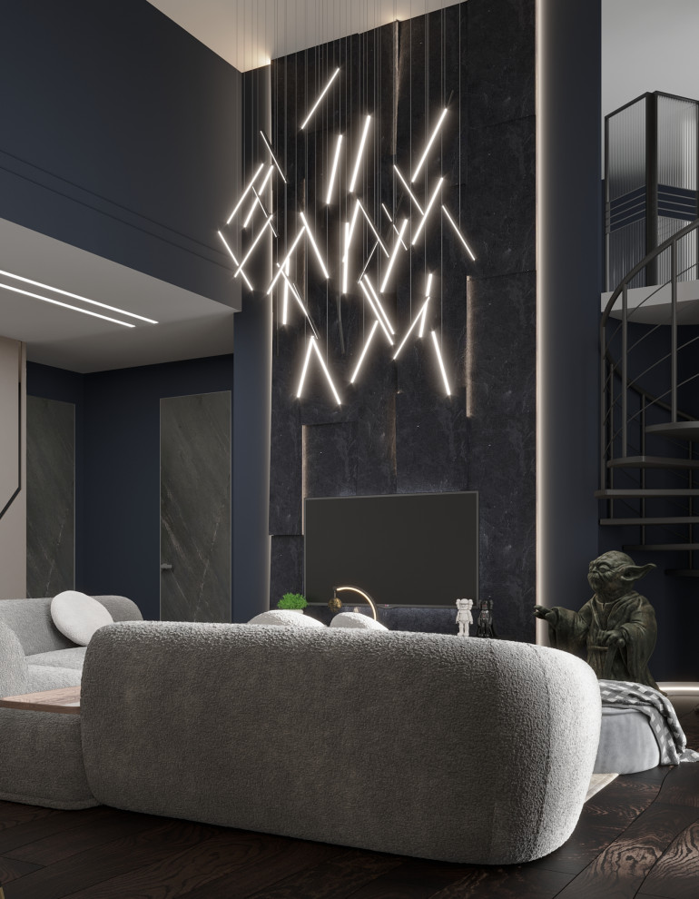 Дизайн-проект двухуровневой квартиры в стилистике звездных войн