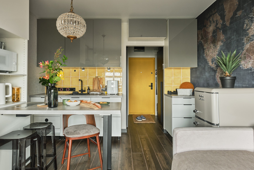 Интерьерная съёмка студии 19 кв.м. на Братиславской (Москва)