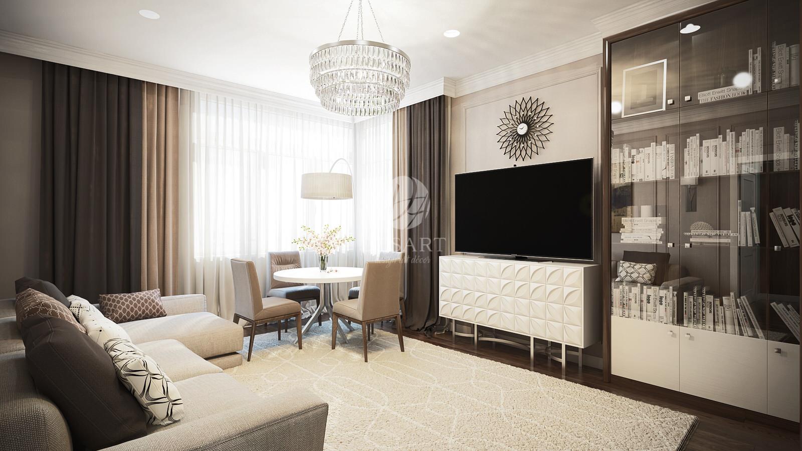 Проект квартиры. КВАРТИРА В ВЫХИНО