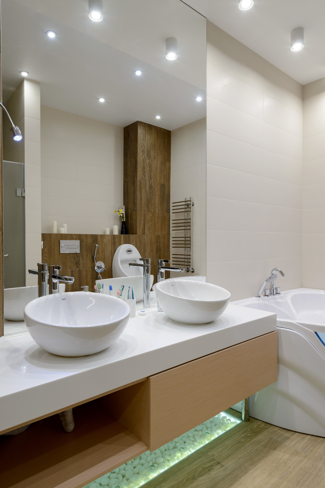 Двухъярусная квартира в стиле Экоминимализм