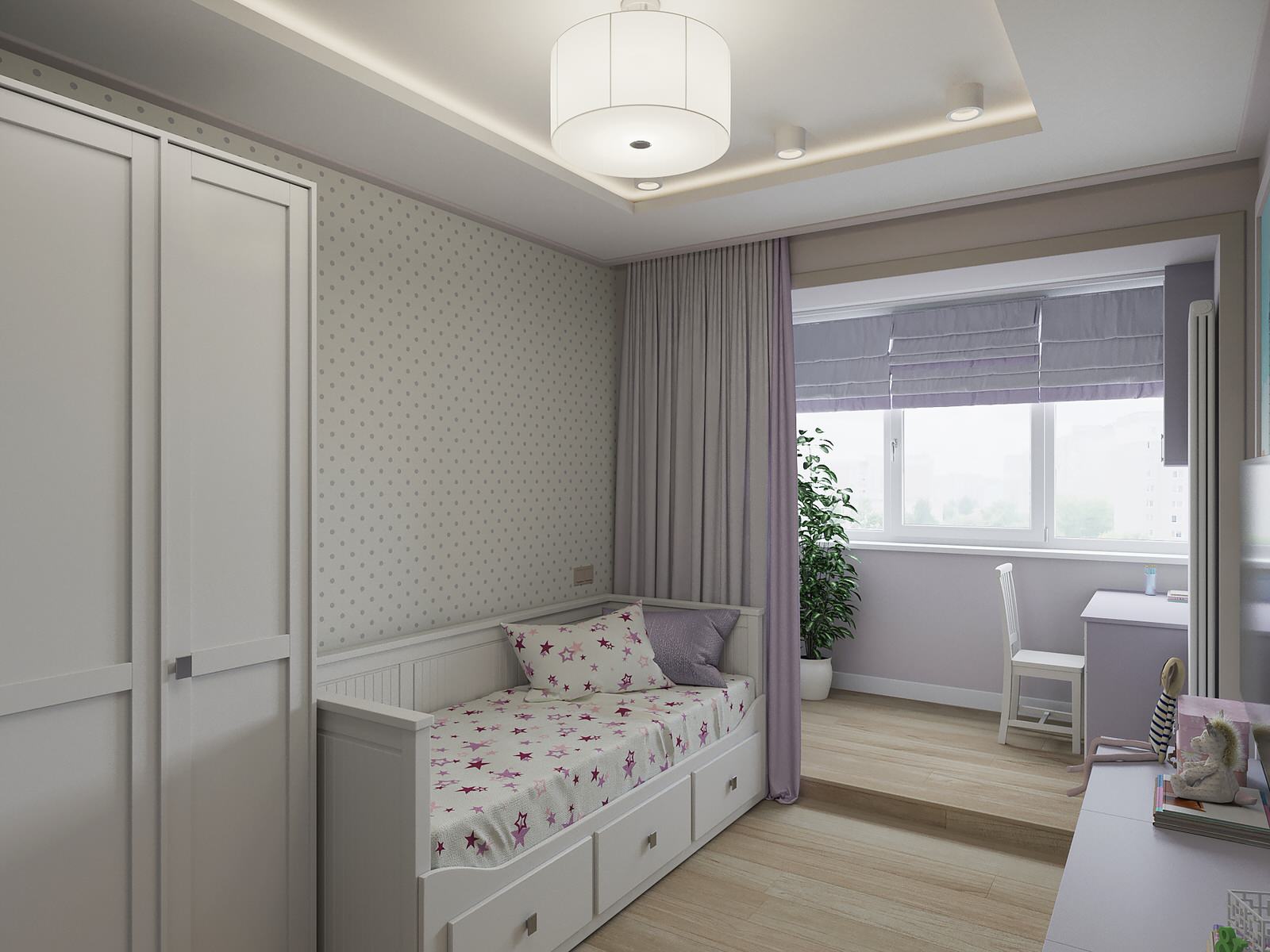 Квартира 110 м2. Природный аквамарин