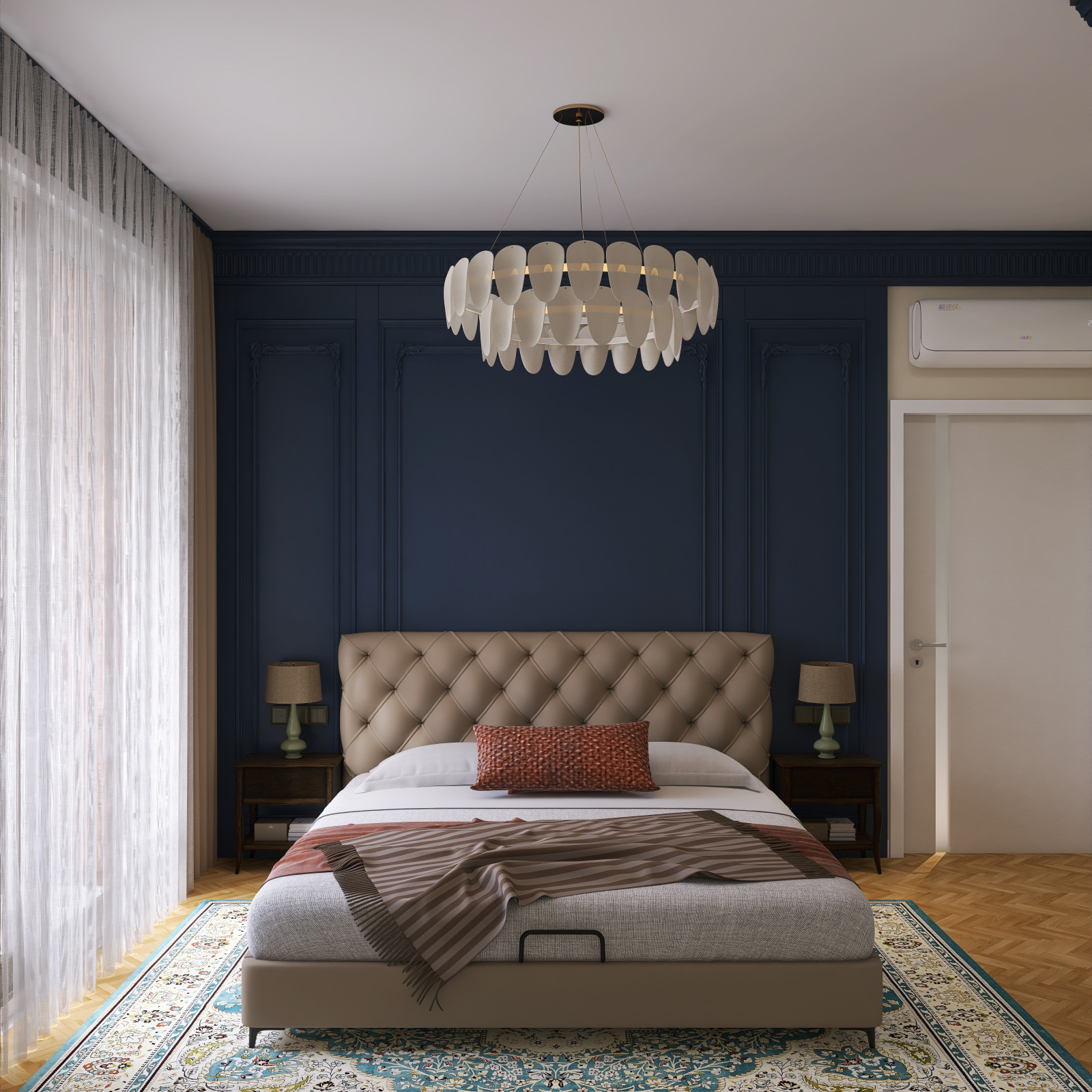 Дизайн интерьера 2х комнатной квартиры в ЖК "Парк Столиц" г. Екатеринбург