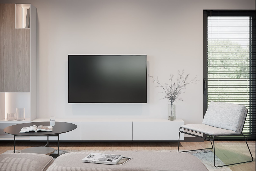 Дизайн интерьера дома 71 м² минимализм Ольховка Кантри Клаб