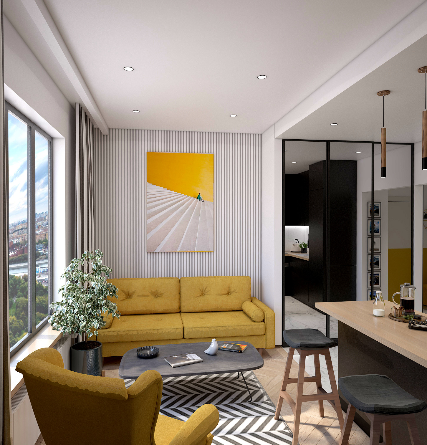 Обложка проекта: Студия в ЖК Западный порт