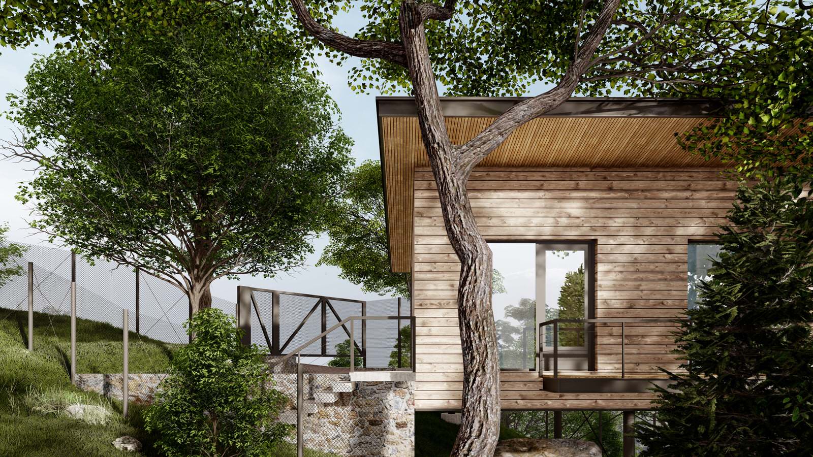 Ormos House. Дом на склоне в Симеизе