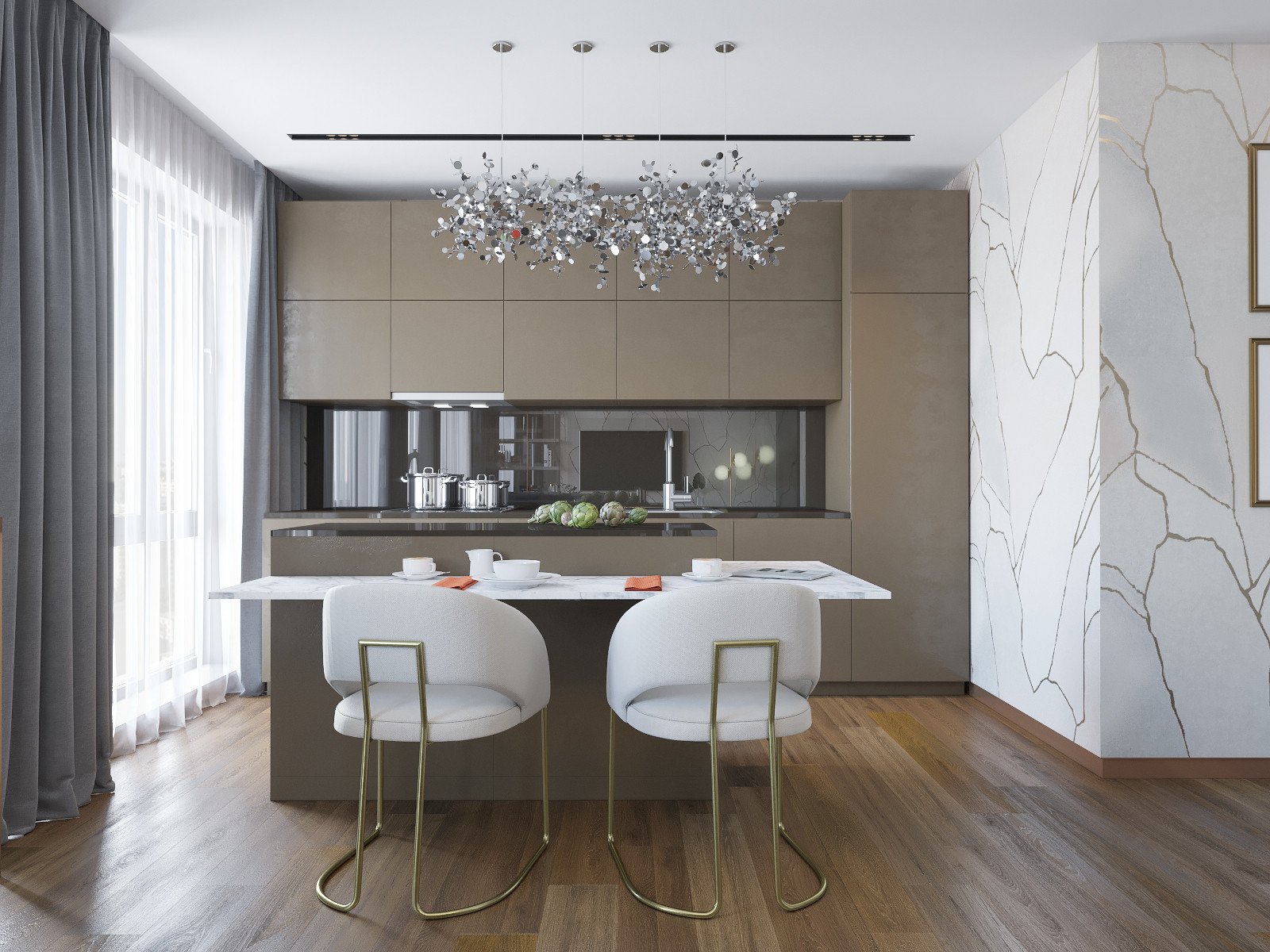 Квартира 43м.кв.В современном стиле