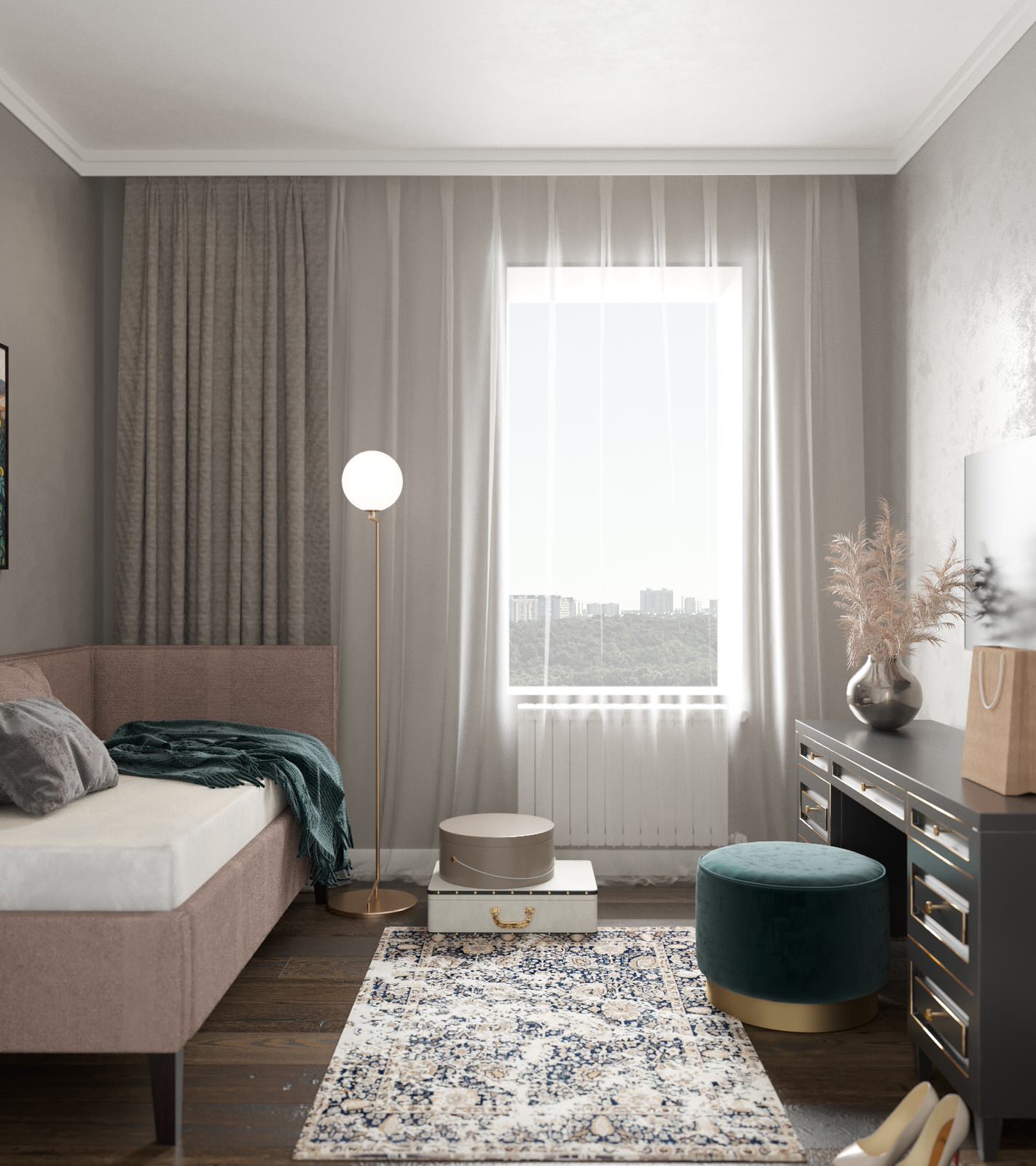 Интерьер городской квартиры в современном стиле