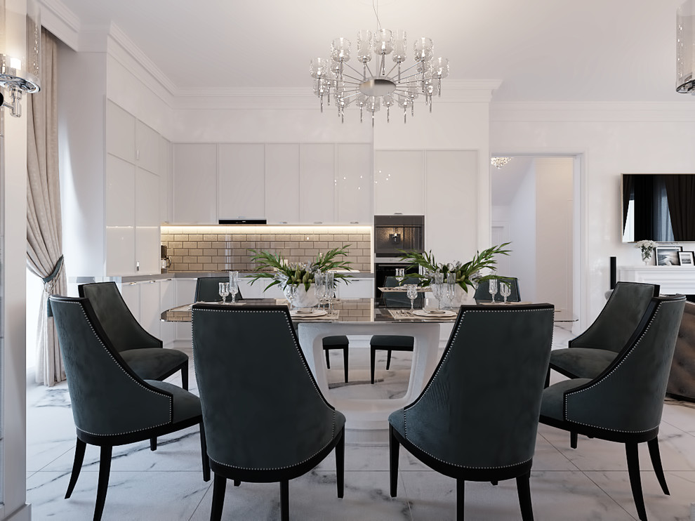 Дизайн дома площадью 136 кв.м в классическом стиле