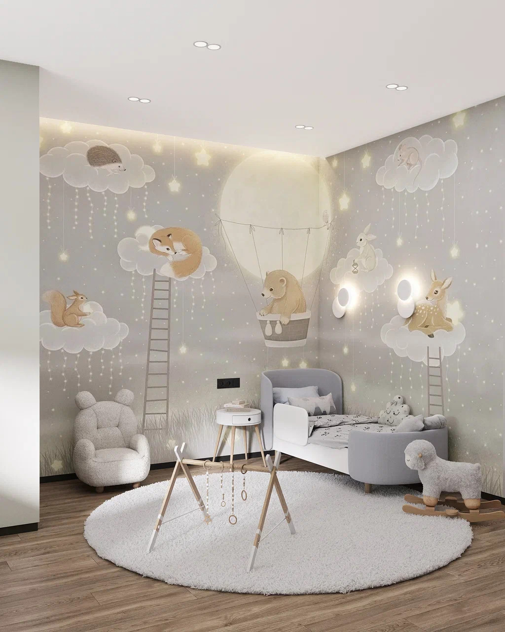 Обложка проекта: Квартире в современном стиле с детской комнатой - комфорт и уют