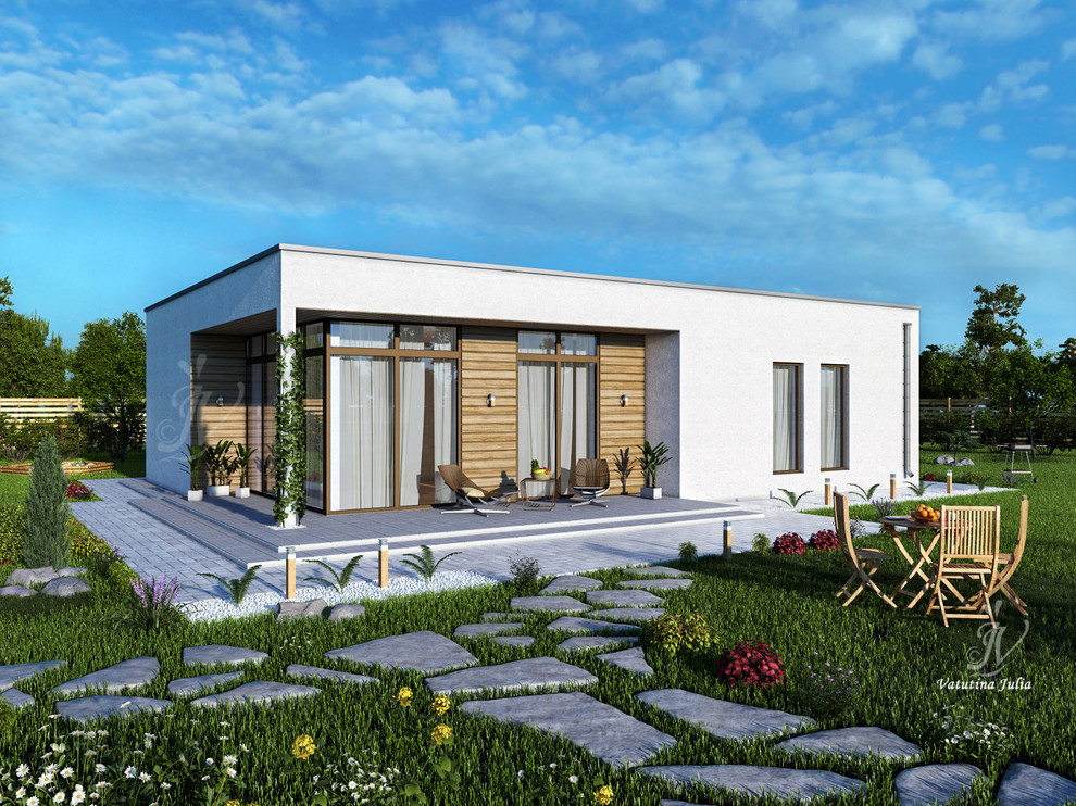 Обложка проекта: Визуализация дома в стиле минимализм