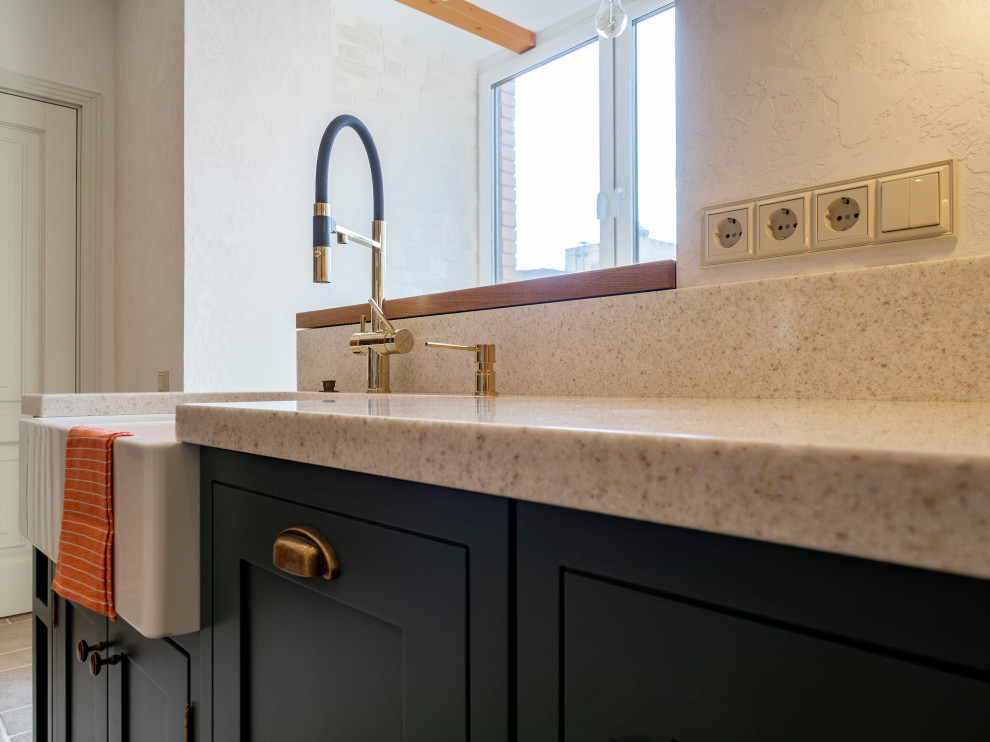 Элегантная кухня в неоклассическом стиле