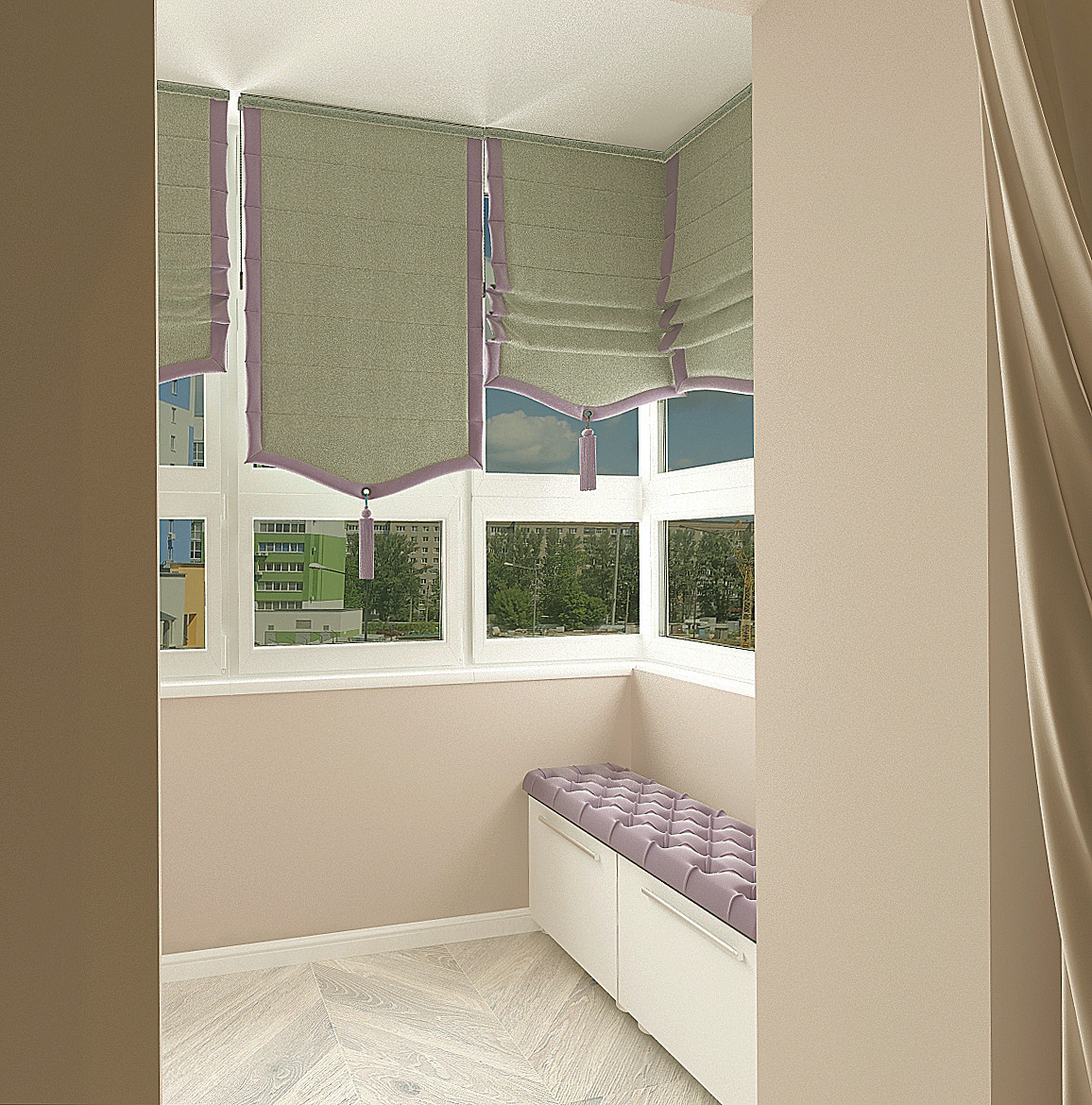 Неоклассика в квартире для молодой семьи