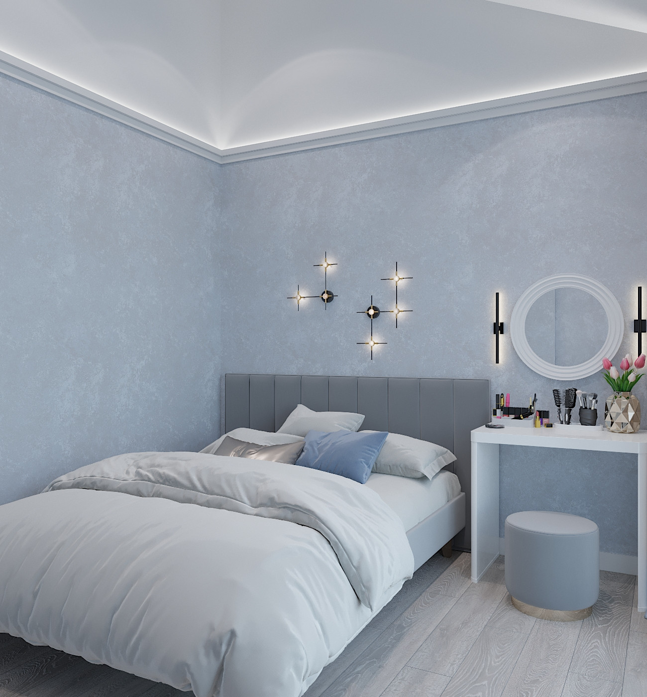 Квартира с  балками