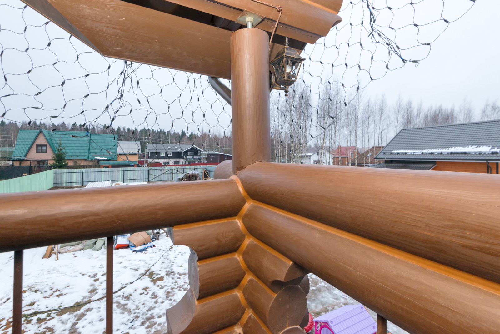 Баня из оцилидрованного бревна "Супонево"