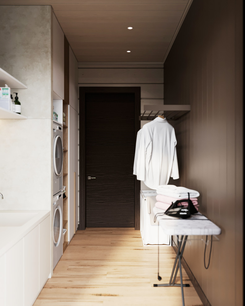 Проект интерьера деревянного дома в п.Завидово