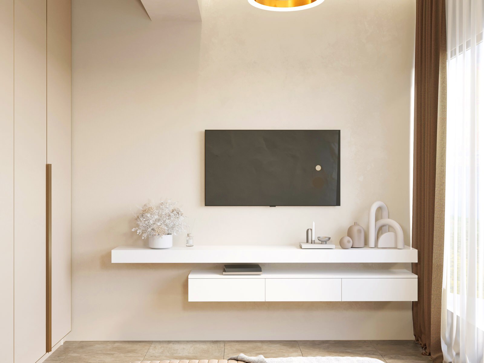 Двухэтажный жилой дом с видом на горы.