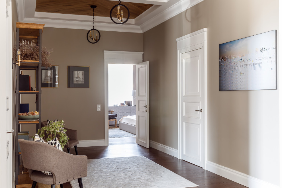 Гипсовая лепнина Аврора в интерьере дизайнера Аллы Куницы -квартира в Краснодаре