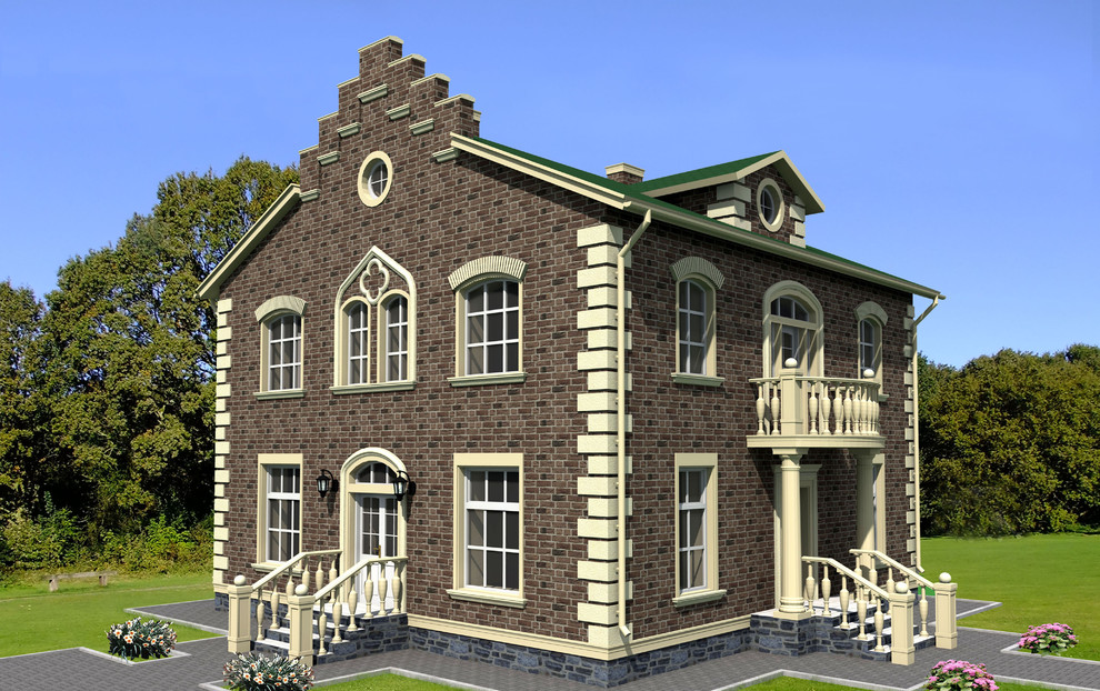 Обложка проекта: Жилой дом в английском стиле