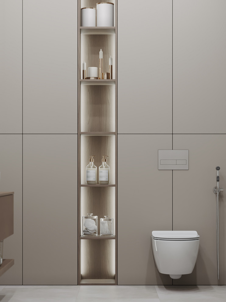 Дизайн-проект 3-комнатной картиры ЖК "Дом на Грота", 102 кв.м, Спб