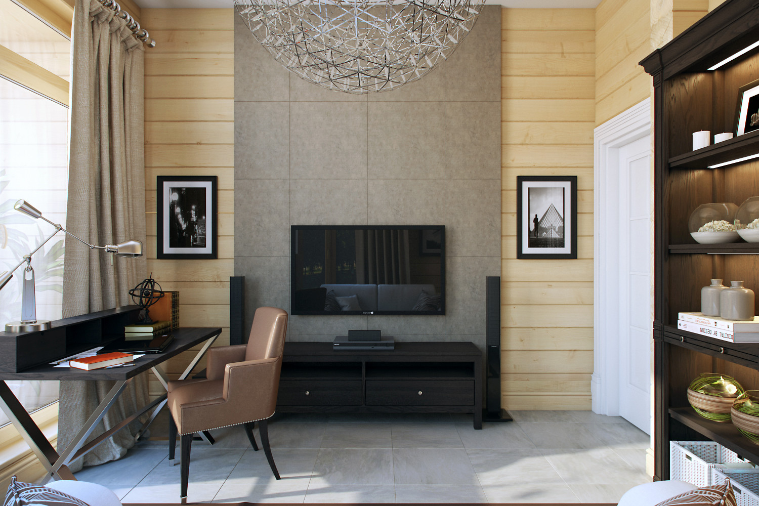 Коттедж из бруса в Москве